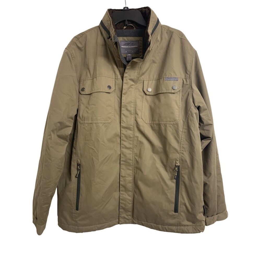 Rugged Elements Tan Outdoor Gorpcore Jacket Size L - image 1